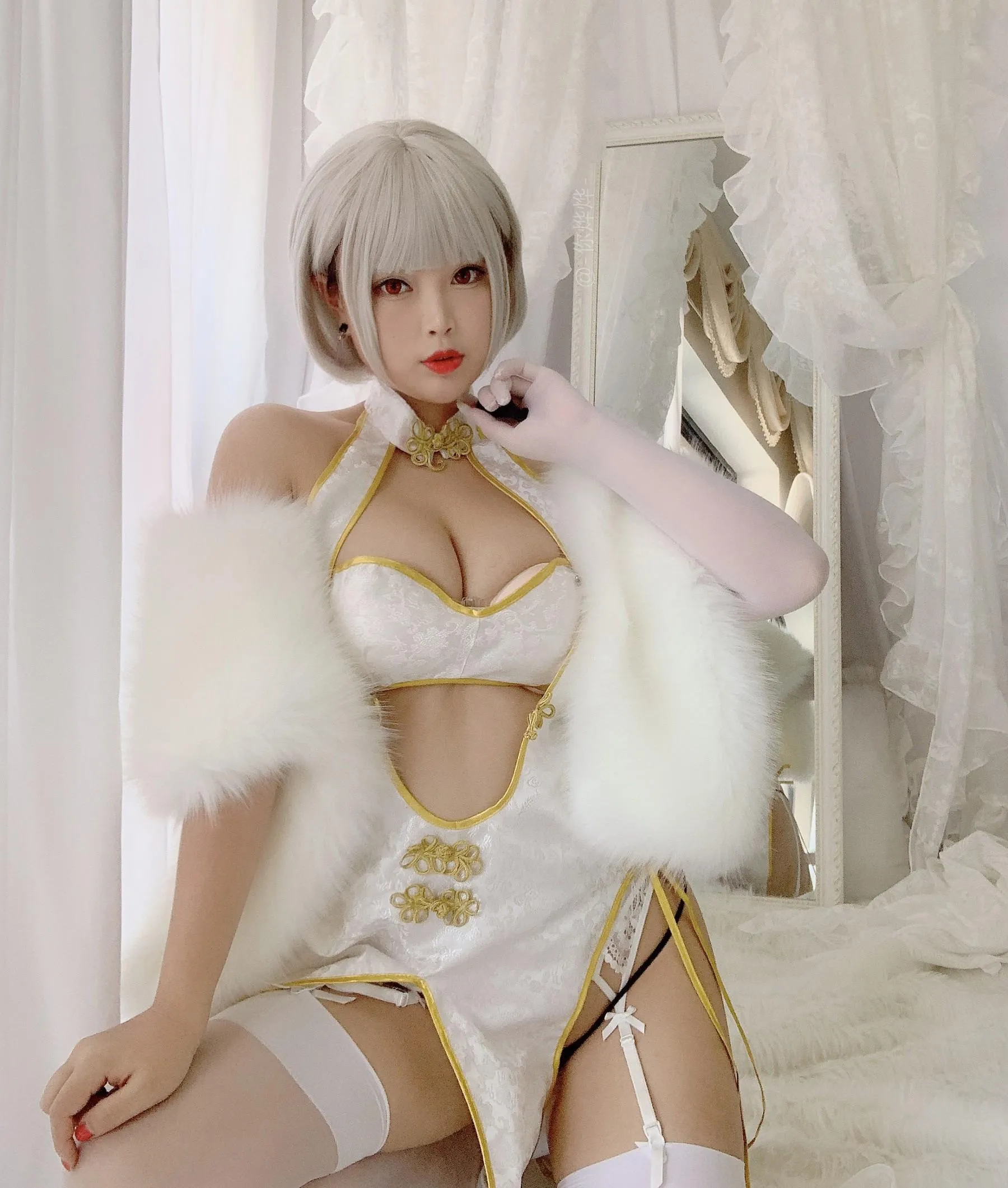 白烨 – NO.12 白旗袍 [41P]插图9